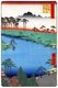 Japan: Summer: Kumano Jūnisha Shrine at Tsunohazu, known as 'Jūnisō' (角筈熊野十二社俗称十二そう). Image 50 of '100 Famous Views of Edo'. Utagawa Hiroshige (first published 1856–59)